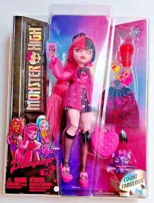 Buy Mattel, Monster High, Draculaura, Count Fabulous, 3183HF2, 2022, Doll Set, New • 51.38£