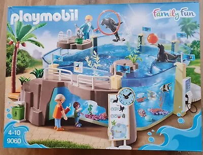 Buy Playmobil 9060 Family Fun Aquarium Pool Enclosure With Fillable Water Enclosure • 41.50£