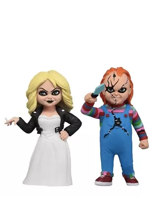 Buy Bride Of Chucky Chucky & Tiffany Toony Terrors 2-Pack Action Figure Set Neca - O • 29.95£