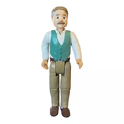 Buy Vintage Fisher Price LOVING FAMILY GRANDPA Dollhouse Grandfather Figure 1994 • 27.74£