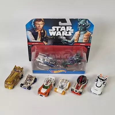 Buy Bundle Lot 8 X Star Wars Hot Wheels Character Cars - Some NEW IN BOX • 19.95£