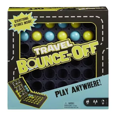 Buy Travel Bounce-Off Play Anywhere Mattel Board Game • 6.99£