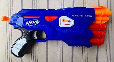 Buy NERF N Strike Elite Mega Dual Strike Dart Gun Only Hasbro 2015 • 6.99£