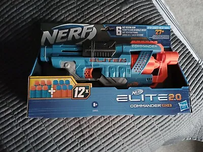Buy Nerf Elite 2.0 Commander RD-6 Blaster • 11.99£