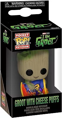 Buy Funko POP! Keychain / Marvel / I Am Groot /Groot With Cheese Puffs/Collectable • 7.89£