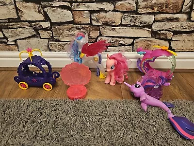 Buy My Little Pony  Pinkie Pies Rainbow Helicopter With Figure, Carriage And Ponies  • 10£