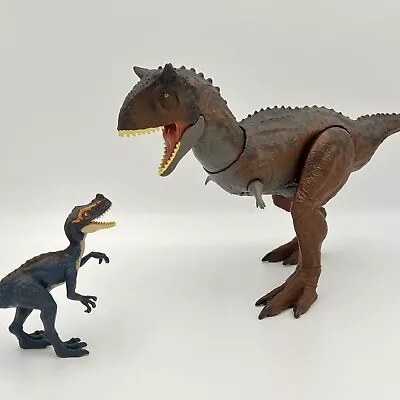 Buy Jurassic World Carnotaurus With Sounds & Proceratosaurus Toy Action Figures • 12.99£