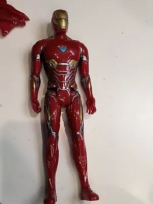 Buy Marvel Iron Man 2017 Interactive With Sound - Large Hasbro Action Figure Toy • 9.99£