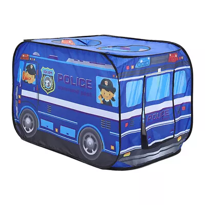 Buy POP UP Kids Police Car Baby Play Tent Toy Crawl Tunnel Tube Balls Pool Pit House • 11.95£