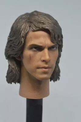 Buy 1/6 Scale ANAKIN SKYWALKER Head Sculpt Star Wars For Hot Toys 12   Figure • 34.79£