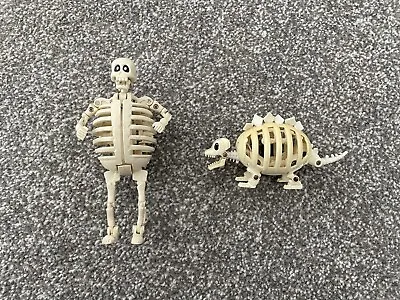 Buy Bandai - Stegasaurus & Human Skeleton Egg Monsters - 1987 - RARE! • 85£