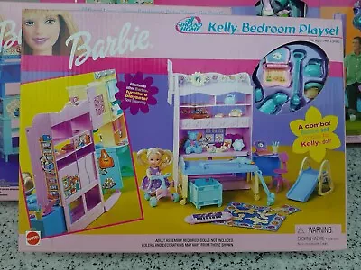 Buy Barbie All Around Home 2000 Kelly Bedroom Playset Nrfb New Rare • 155.06£
