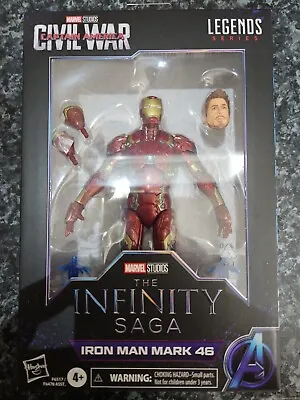 Buy Brand New Hasbro Marvel  Infinity Saga Iron Man Mark 46 Legend Series • 65£