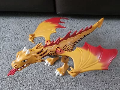 Buy PLAYMOBIL DRAGON 5483  Yellow And Red Fire Breathing Dragon Figure  • 10.50£