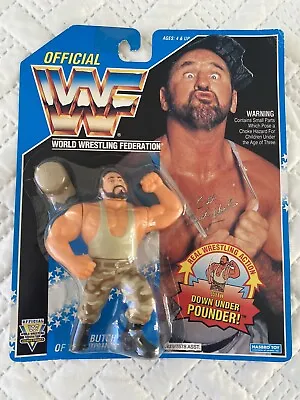 Buy Butch Of The Bushwhackers WWF - Hasbro 1993 - Series 10 - MOC - Wrestling Figure • 120£