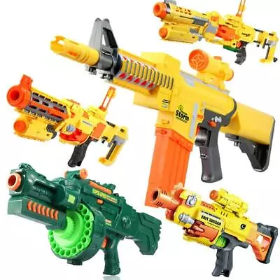 Buy NERF Childrens Toy Gun PLASTIC Role Playing Police Army Machine Gun Styled Kids • 8.98£