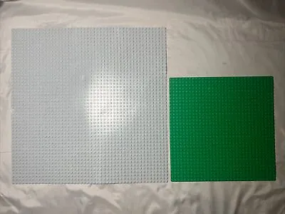 Buy Lot Of 2 LEGO Large Board Base Plates Gray 48 X 48 & Green 32 X 32 • 21.88£