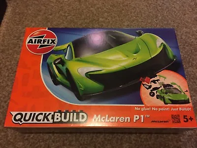 Buy AIRFIX Quickbuild Lego McLaren P1 Green Car Model Kit Green NEW • 25£