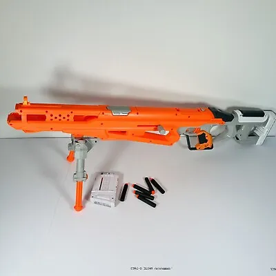 Buy Nerf Accustrike Raptorstrike Rifle Blaster With Bipod Magazines And 6 Darts • 24.99£
