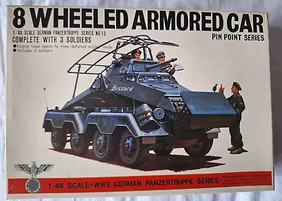 Buy Bandai 1:48th Scale German Sd. Kfz. 232 Armored Car. Pin Point Series. Unstarted • 44.99£