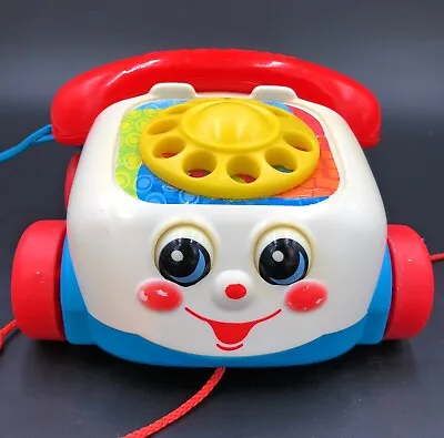 Buy Fisher Price Chatter Telephone Pull Along Toy Phone Moving Eyes 2000 Vintage • 9.99£