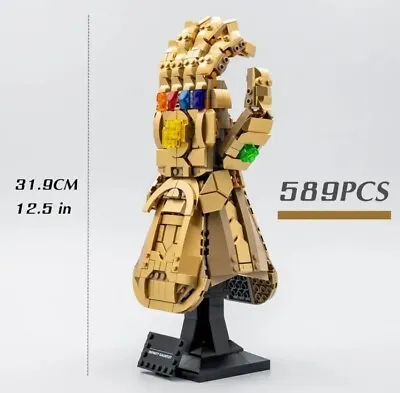 Buy LEGO Thanos Super Heroes Infinity Gauntlet (76191) MOC Custom Set • 70£