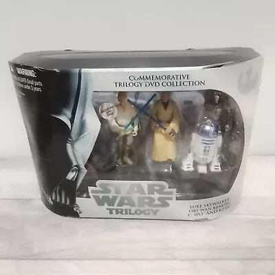 Buy Star Wars Commemorative Trilogy 4-Pack Luke Ben C-3PO & R2-D2 Walmart Exclusive • 39.99£