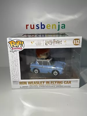 Buy Funko Pop! Movies Harry Potter Rides Ron Weasley In Flying Car #112 • 20.99£