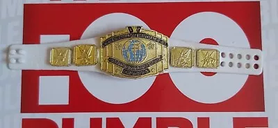 Buy Elite White Intercontinental Title Belt Accessory Wwe Wrestling Figure Mattel • 20£