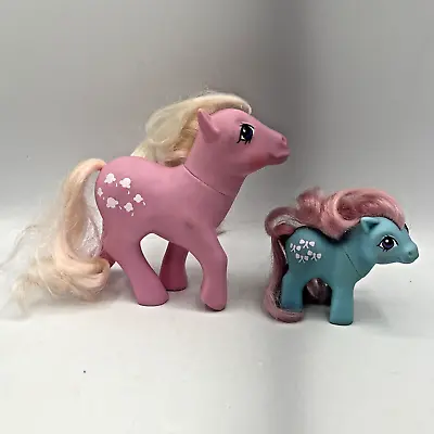 Buy My Little Pony Vintage Lickety Split Pony And Bow Tie Pony  G1 Hong Kong Toys • 14.95£