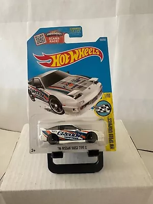 Buy Hot Wheels '96 Nissan 180SX Type X HW Speed Graphics #1/10 White A26 • 7.54£