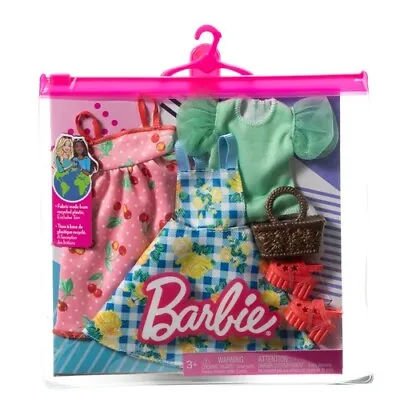 Buy Barbie Doll Clothes 2 Fashion Outfits & 2 Accessories Gift For Ages 3+ *Choose* • 16.99£