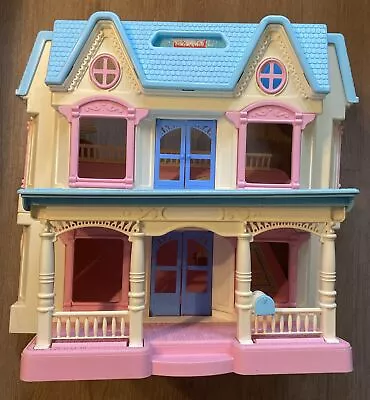 Buy Vintage Fisher Price Loving Family Dolls House 1993 With Family And Furniture • 99£