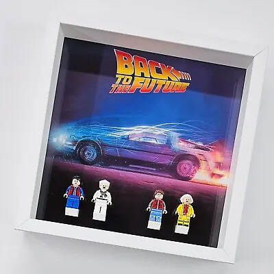 Buy Display Frame Case For Lego ® Back To The Future 10300 Minifigures 27cm 25cm • 25.99£