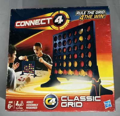 Buy Connect 4 Classic Grid Game 2012 Hasbro 4 The Win Complete 4 In A Row Strategy • 9.99£