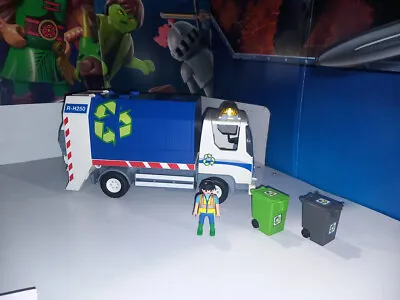 Buy Playmobil Used / Clearance  4129 Refuge / Bin Wagon / Recycling Truck • 13.95£