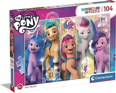 Buy My Little Pony 104 Pcs Puzzle Supercolor  Clementoni Jewels  Puzzle For Kids 6+ • 11.38£