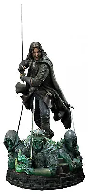 Buy Lotr The Lord Of The Rings Return King Aragorn Deluxe First 1 Sideshow • 1,618.40£