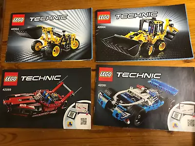 Buy Lego Technic Instructions Bundle 42004, 42089, 42091, No Lego  • 1.99£