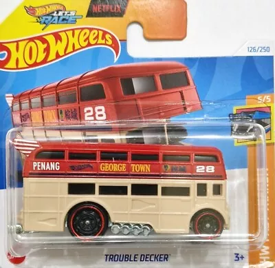 Buy Hot Wheels 2024 Trouble Decker London Bus Free Boxed Shipping  • 7.99£