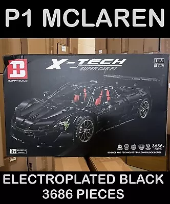 Buy Mclaren P1 Electroplated Black 3686 Pieces Boxed Uk Stock Available Now • 190£