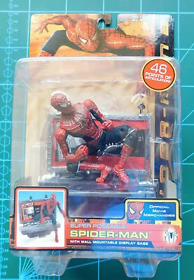 Buy Spider-Man 2 Super Poseable Spider-Man Figure Marvel ToyBiz 2004 Legends • 220£