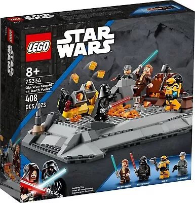 Buy LEGO 75334 Star Wars Obi-Wan Kenobi Vs. Darth Vader - Brand New  Sealed • 39.99£