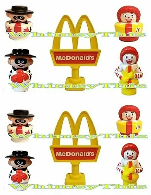 Buy Vintage Fisher Price Little People McDonald's Figures STICKERS Set Glossy Decals • 6.61£