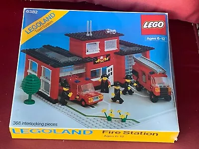 Buy Lego Town 6382 Fire Station 1980 Brand New Sealed In Cellophane • 763.50£