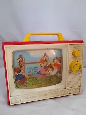 Buy Vintage 1966 Fisher Price Toys Giant Screen Music Box TV Classic Toys • 19.99£