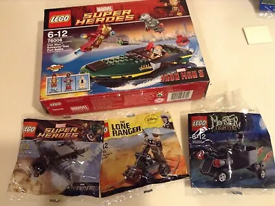 Buy Lego Marvel Super Heroes Sets Incl Iron Man 76006, 30162, 30200, 30260 • 4£