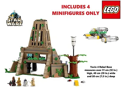 Buy 🌟NEW🌟 Lego Star Wars 75365 Yavin 4 Rebel Base Set 🌟4 FIGS ONLY - SEE DESC.🌟 • 89.95£