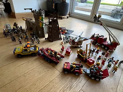 Buy Playmobil Job Lot. Bundle, Castle, Fire Engine, Vehicles, Figures, Etc • 69£