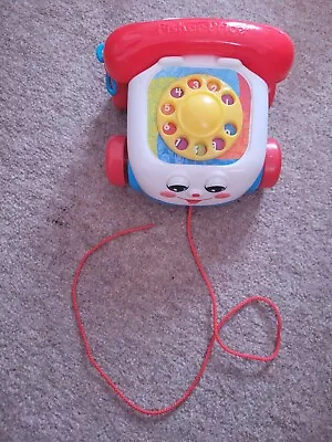 Buy Fisher Price Chatter Telephone Pull Along Toy Phone With Moving Eyes  • 8£
